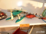 (2) PLANES, ONE METAL, ONE PLASTIC COLLECTIBLE TOY