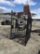 NEW GREATBEAR 14FT. BI-PARTING WROUGHT IRON GATE NEW SUPPORT EQUIPMENT With artwork 