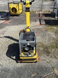 WACKER REVERSIBLE PLATE COMPACTOR SUPPORT EQUIPMENT SN:1370 powered by Honda gas engine.