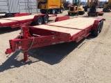 2020 DELTA 27TB TAGALONG TRAILER VN:049449 equipped with 16ft. Tilt deck, 4ft. Stationary deck, chai