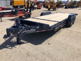 2020 DELTA 27TB TAGALONG TRAILER VN:049454 equipped with 16ft. Tilt deck, 4ft. Stationary deck, chai