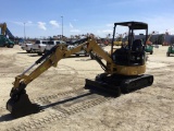 2017 CAT 303E HYDRAULIC EXCAVATOR SN:HHM02207 powered by Cat diesel engine, equipped with OROPS, fro