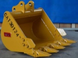 UNUSED TERAN 24IN. DIGGING BUCKET EXCAVATOR BUCKET FOR CAT 301 WITH SIDE CUTTERS AND 5HD TIPS.