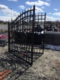 NEW 20FT. BI-PARTING WROUGHT IRON GATE NEW SUPPORT EQUIPMENT