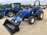 UNUSED NEW HOLLAND BOOMER 47 TRACTOR LOADER 4x4, powered by diesel engine, equipped with ROPS, New H