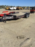 2020 DELTA 27TB TAGALONG TRAILER VN:049448 equipped with 16ft. Tilt deck, 4ft. Stationary deck, chai