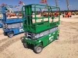 2012 GENIE GS-2032 SCISSOR LIFT SN:GS3212A-111551 electric powered, equipped with 20ft. Platform hei