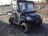 CUSHMAN 1600XD UTILITY VEHICLE powered by gas engine, equipped with EROPS, utility dump body. BOS ON