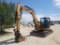 CAT 308DCR HYDRAULIC EXCAVATOR powered by Cat diesel engine, equipped with Cab, air, heat front blad