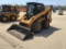 2017 CAT 262D SKID STEER SN:DTB06284 powered by Cat diesel engine, equipped with EROPS, 2-speed, aux