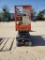 SKYJACK SJ3219 SCISSOR LIFT SN:264138 electric powered, equipped with 19ft. Platform height, slide o