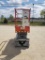 SKYJACK SJ3219 SCISSOR LIFT SN:22018374 electric powered, equipped with 19ft. Platform height, slide