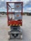 SKYJACK SJ3219 SCISSOR LIFT SN:22017214 electric powered, equipped with 19ft. Platform height, slide