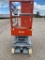 SKYJACK SJ3219 SCISSOR LIFT SN:22013230 electric powered, equipped with 19ft. Platform height, slide