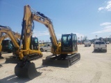2015 CAT 308E2CR HYDRAULIC EXCAVATOR SN-01671 powered by Cat diesel engine, equipped with Cab, air,