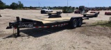 NEW DELTA 27TB TAGALONG TRAILER VN:050546 equipped with 16ft. Tilt deck, 4ft. Stationary deck, chain