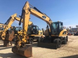 2007 CAT M316D RUBBER TIRED EXCAVATOR SN:W6A00383 powered by Cat diesel engine, equipped with Cab, a