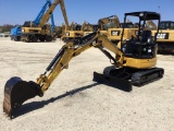 2017 CAT 303E2CR HYDRAULIC EXCAVATOR SN:HHM02160 powered by Cat diesel engine, equipped with OROPS,