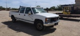 1998 GMC 3500 PICKUP TRUCK VN:F013480 powered by 5.7L V8 gas engine, equipped with power steering, c
