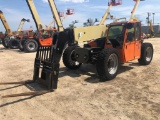 2013 JLG G9-43A TELESCOPIC FORKLIFT SN:160053021 4x4, powered by diesel engine, equipped with EROPS,