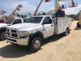 2011 DODGE 5500 SERVICE TRUCK VN:3D6WU7EL4BG571610 4x4, powered by diesel engine, equipped with pow