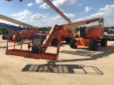 JLG 800AJ BOOM LIFT SN:0300071608 4x4, powered by diesel engine, equipped with 80ft. Platform height