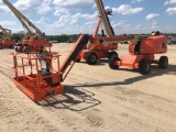 UNUSED JLG 460SJ BOOM LIFT 4x4, powered by diesel engine, equipped with 46ft. platform height, artic