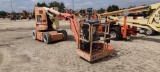 JLG E300AJ ELECTRIC BOOM LIFT SN:300091101 electric powered, equipped with 30ft. Platform height, ar