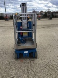 2012 GENIE GR-20 SCISSOR LIFT SN:GR12-22528 electric powered, equipped with 20ft. Platform height, s