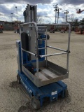 2012 GENIE GR-20 SCISSOR LIFT SN:GR12-21516 electric powered, equipped with 20ft. Platform height, s