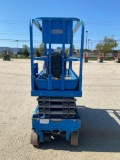 2013 GENIE GS-1930 SCISSOR LIFT SN:GS3014A-128743 electric powered, equipped with 19ft. Platform hei