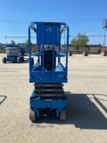 2013 GENIE GS-1930 SCISSOR LIFT SN:GS3013A-125678 electric powered, equipped with 19ft. Platform hei