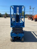 2013 GENIE GS-1930 SCISSOR LIFT SN:GS3013A-124787 electric powered, equipped with 19ft. Platform hei