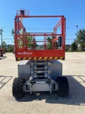 SKYJACK SJ6832RT SCISSOR LIFT SN:37001134 4x4, powered by gas engine, equipped with 32ft. Platform h