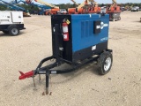 2014 MILLERELEC BIG BLUE 500D WELDER SN:ME050076E equipped with 500AMPS, trailer mounted. BOS ONLY