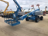 GENIE S60 BOOM LIFT SN:600613332 4x4, powered by diesel engine, equipped with 60ft. Platform height,