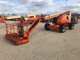 2008 JLG 600AJ BOOM LIFT SN:0300132325 4x4, powered by dual fuel engine, equipped with 60ft. Platfor