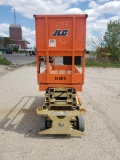 2015 JLG 1932R SCISSOR LIFT electric powered, equipped with 19ft. platform height, slide out deck, 5