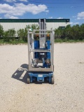 2011 GENIE GR-20 SCISSOR LIFT SN:GR11-21014 electric powered, equipped with 20ft. Platform height, s