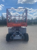 SKYJACK SJ6832RT SCISSOR LIFT SN:37000228 4x4, powered by gas engine, equipped with 32ft. Platform h