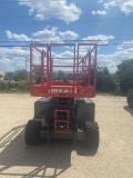 SKYJACK SJ6832RT SCISSOR LIFT SN:37000214 4x4, powered by gas engine, equipped with 32ft. Platform h
