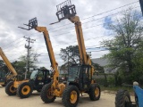 JCB 506C TELESCOPIC FORKLIFT SN:85987 4x4, powered by diesel engine, equipped with EROPS, 6,000lb li
