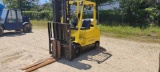 HYSTER S60XM FORKLIFT SN:D187V09339V powered LP engine, equipped with OROPS, 6,000lb lift capacity,