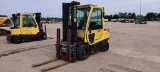 HYSTER H70FT FORKLIFT SN:L177V13358L powered by dual fuel engine, equipped with EROPS, heat, 7,000lb