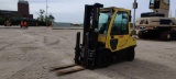 HYSTER H70FT FORKLIFT SN:L177V13153L powered by dual fuel engine, equipped with EROPS, heat, 7,000lb