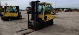 HYSTER H70FT FORKLIFT SN:L177V13150L powered by dual fuel engine, equipped with EROPS, heat, 7,000lb
