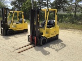 HYSTER S50XM FORKLIFT SN:23397Y powered by LP engine, equipped with OROPS, 5,500lb lift capacity, 3-