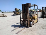 CAT GC15K FORKLIFT SN:AT82090778 powered by dual fuel engine, equipped with OROPS, 3,000lb lift capa