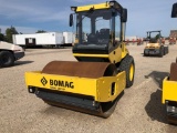 LIKE NEW BOMAG BW177-5 VIBRATORY ROLLER SN:586041142 powered by diesel engine, equipped with EROPS,