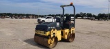 BOMAG BW120 ASHALT ROLLER SN:101170515552 powered by diesel engine, equipped with ROPS, 38in. smooth